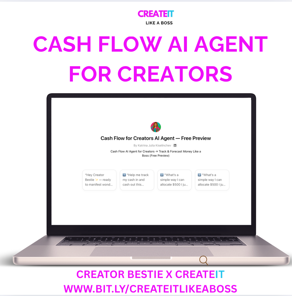 Cash Flow for Creators AI Agent — Free Preview