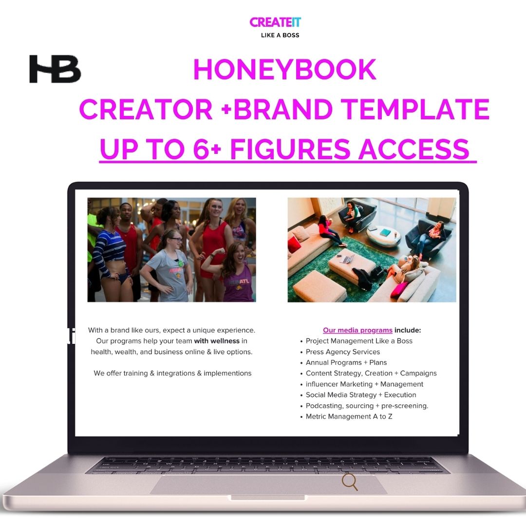 Brand Proposal Template for Creators and Brands in Honeybook