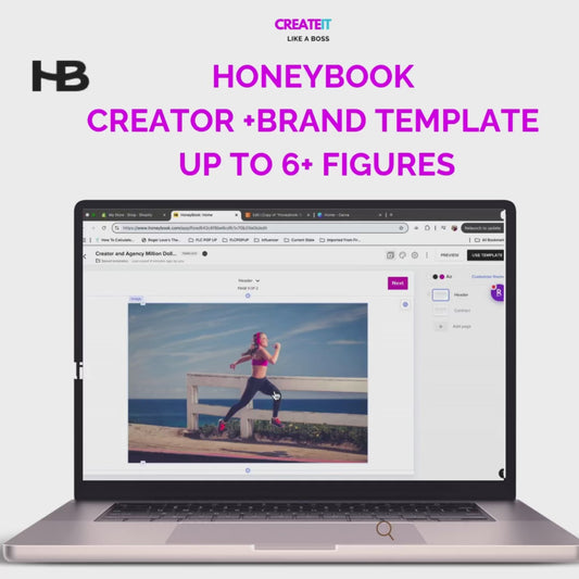 Brand Proposal Template for Creators and Brands in Honeybook